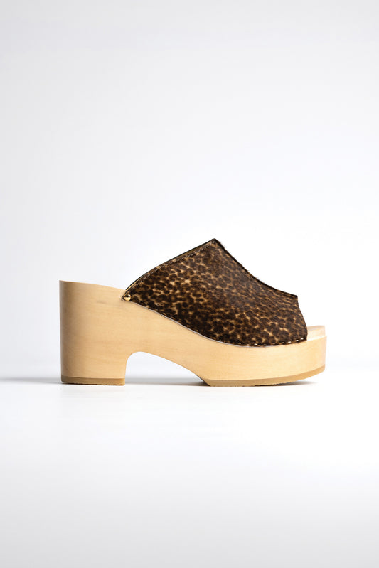 YOKO PONEY LEATHER LEOPARD